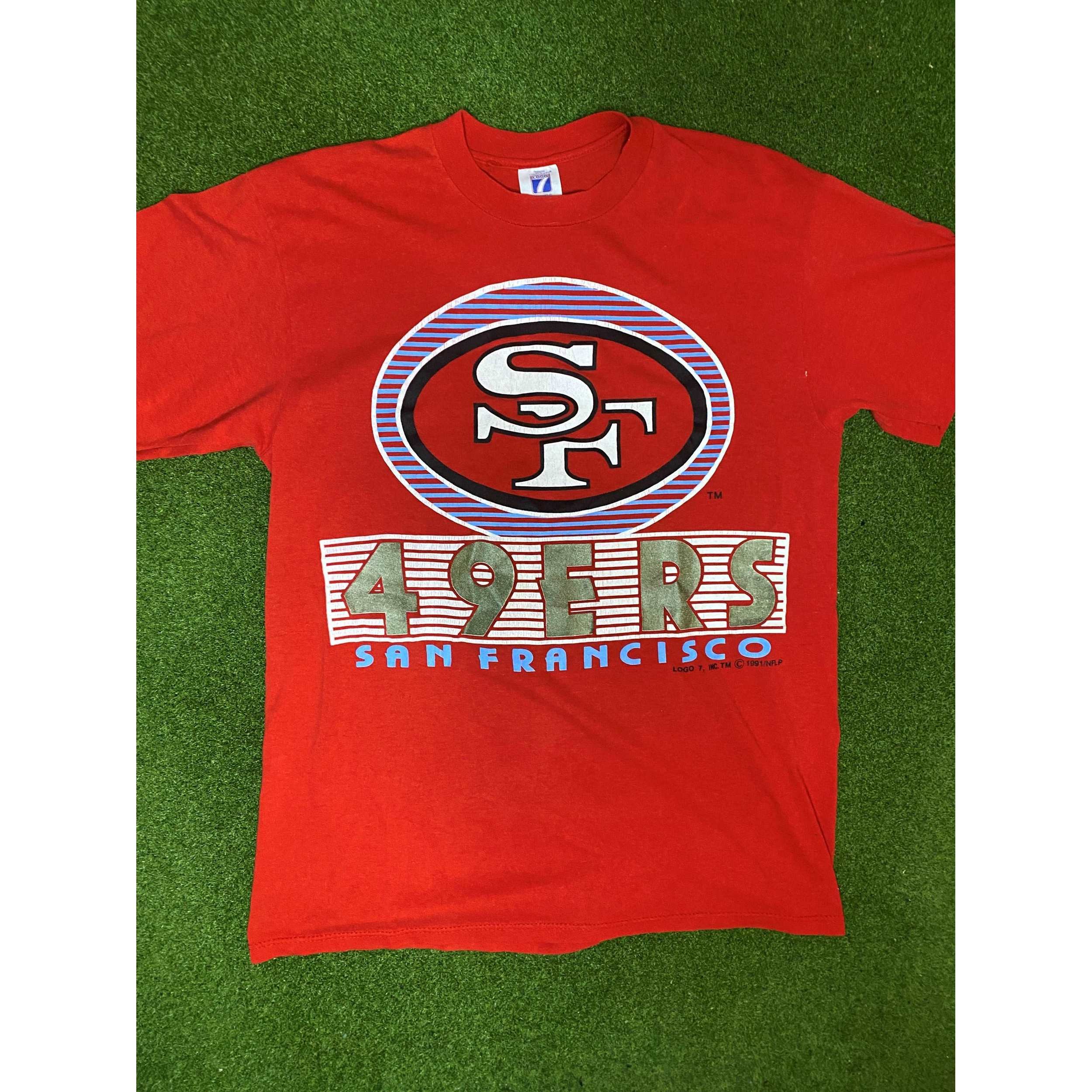 1991 San Francisco 49ers - Vintage NFL T-Shirt (Large)