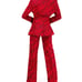 New- Stylewe Women’s Red and Black Tuxedo Suit (S)