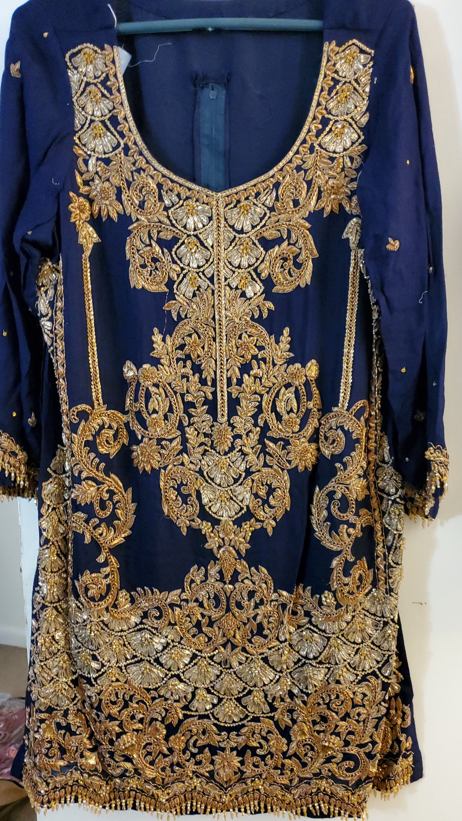 embroidered dress