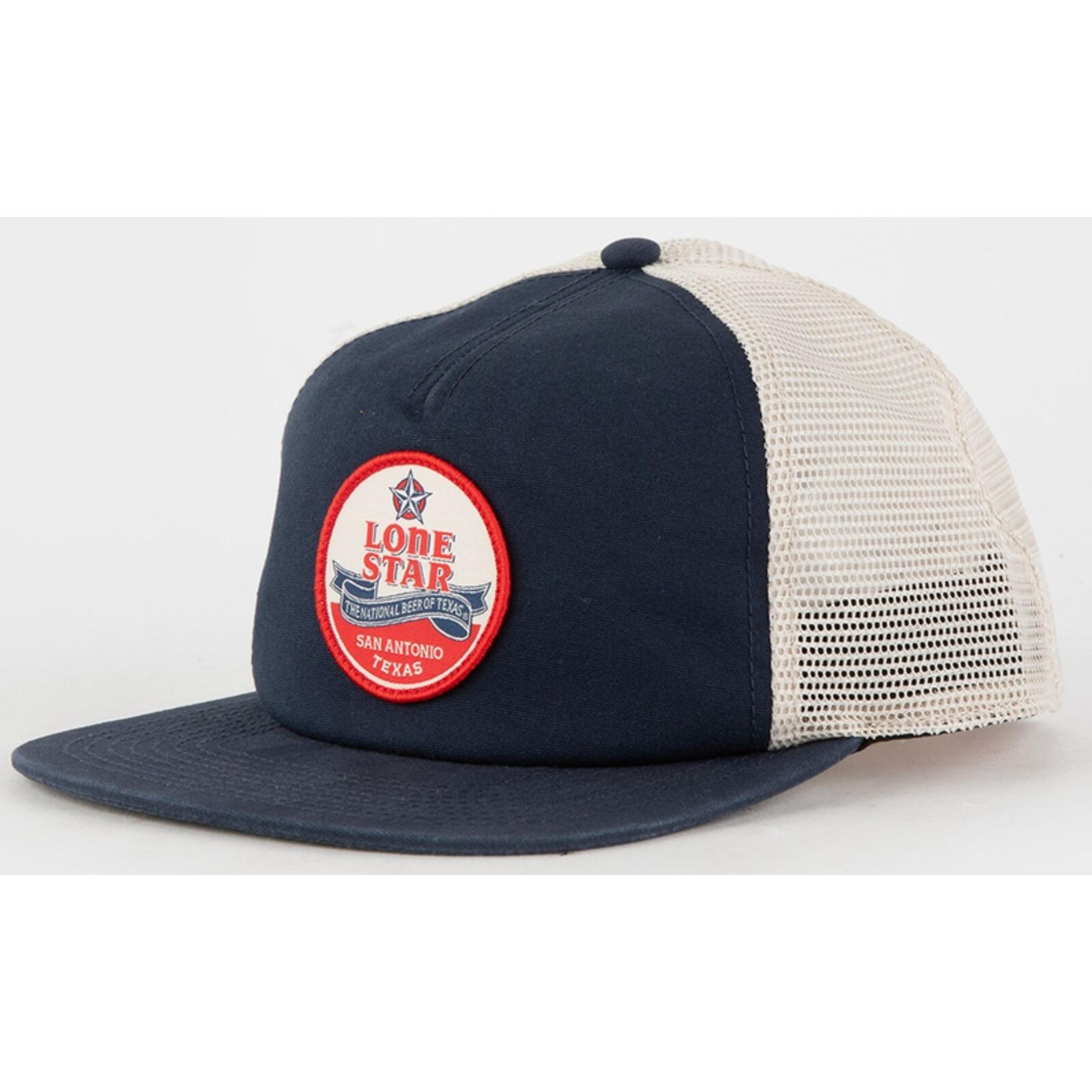 American Needle Men's Lone Star Wyatt Beer Trucker Hat Cap in Navy