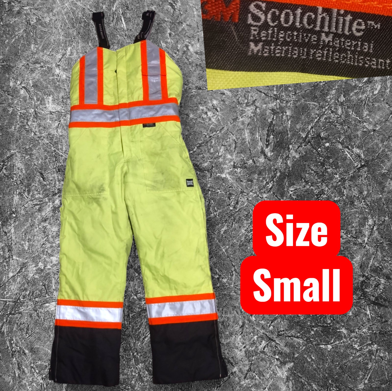 Tough Duck Poly Oxford Insulated Safety Bib Overall.