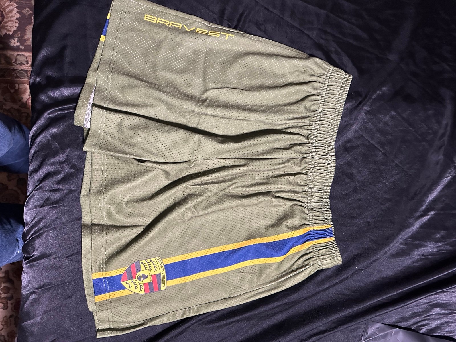 Bravest Studios Olive Racing Shorts