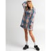 Free People Voyage Mini Dress Sz S Plaid Shirt Button Up Dress Boho Cottagecore