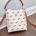 NWT COACH CK375 Mollie Bucket Bag 22 With RAINBOW PRIDE - Chalk Multi