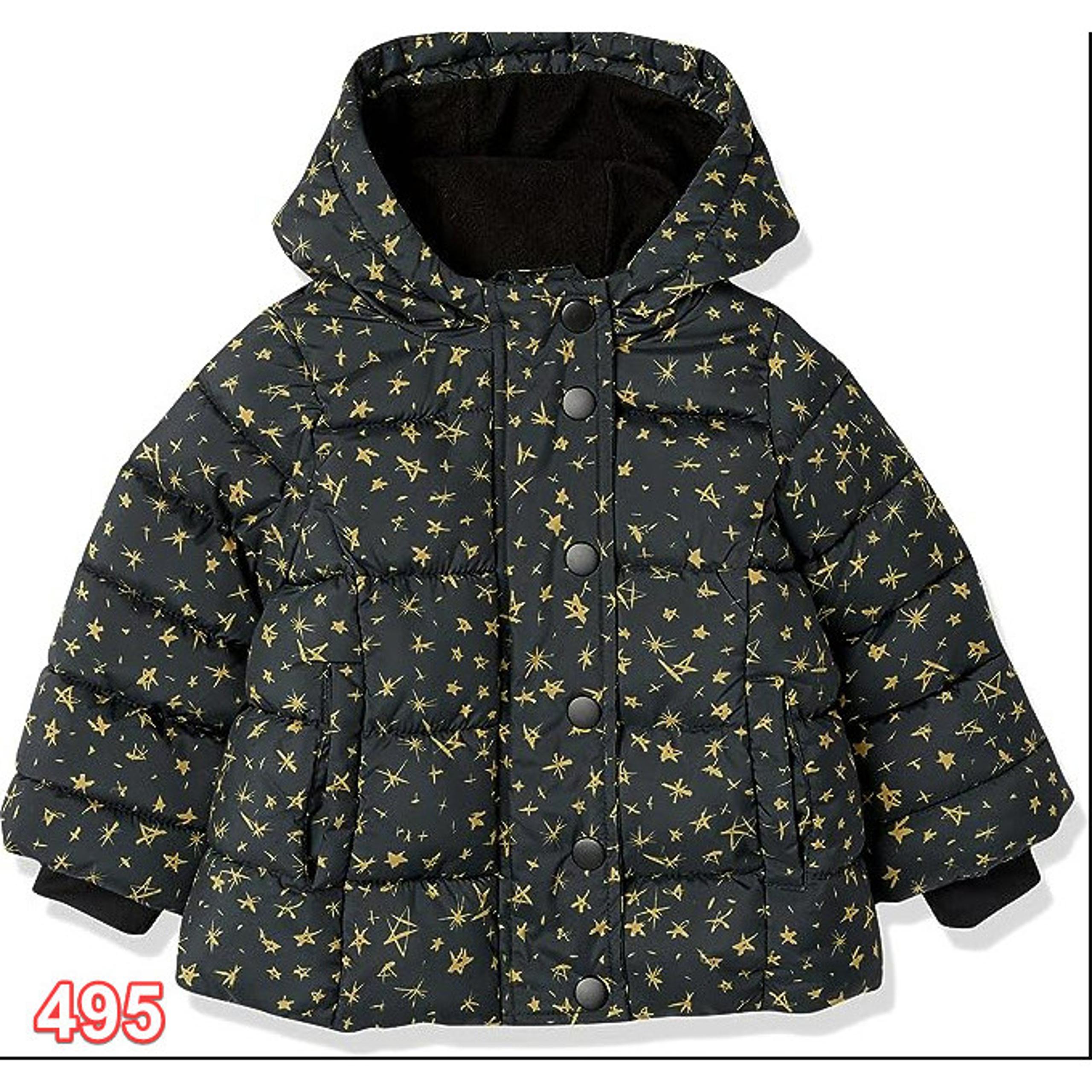 Amazon Essentials Babies, Toddlers, and Girls' Heavyweight Hooded Puffer Jacket