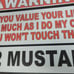 2 Ford Mustang Metal Signs