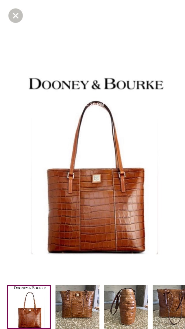 Dooney & Bourke Croco Lexington Shopper