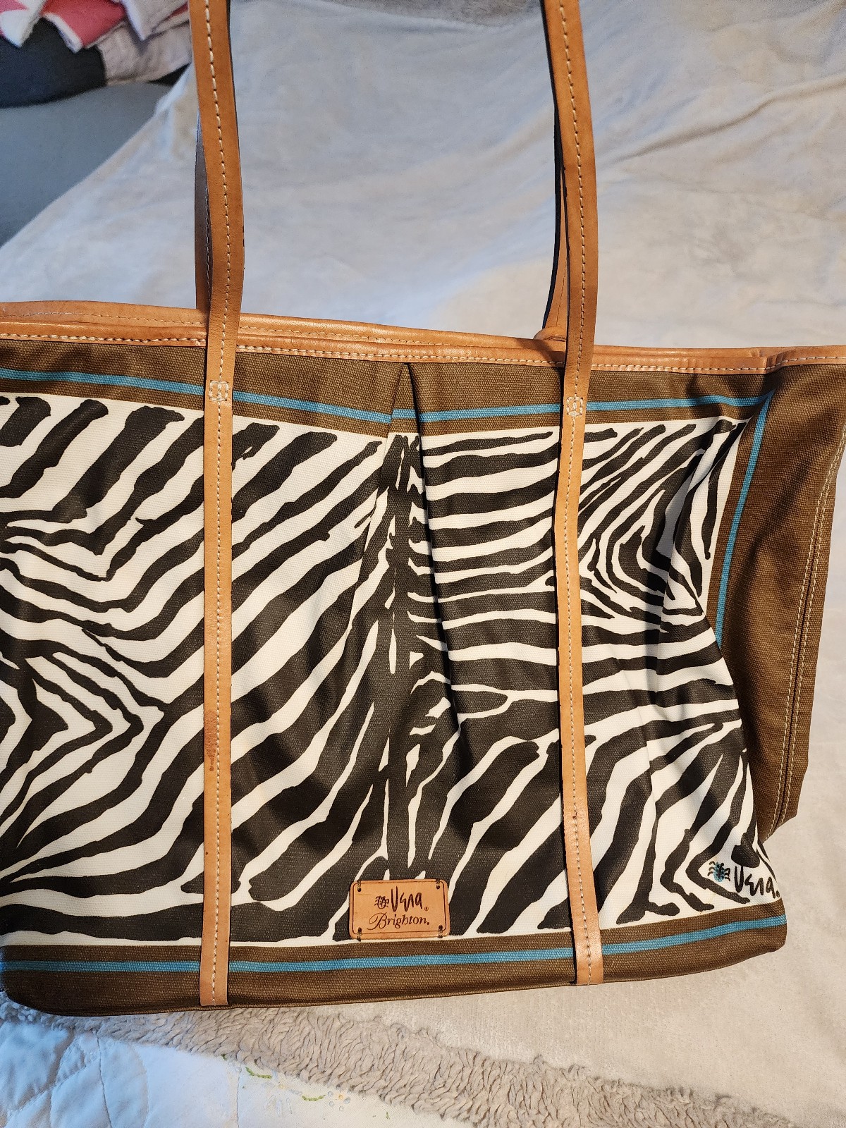 Brighton Zebra Tote Bags for Women Mercari