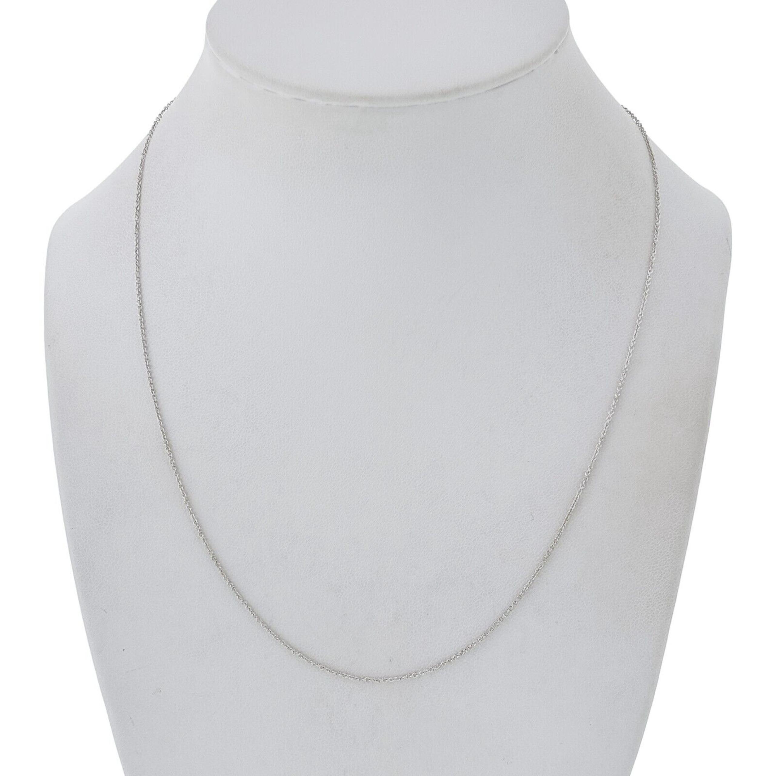 Vintage Footnotes Sterling Silver 925 1.4mm Double Link Chain 16.5-18.5"