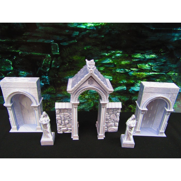 Cemetery Arched Entryway Entrance
