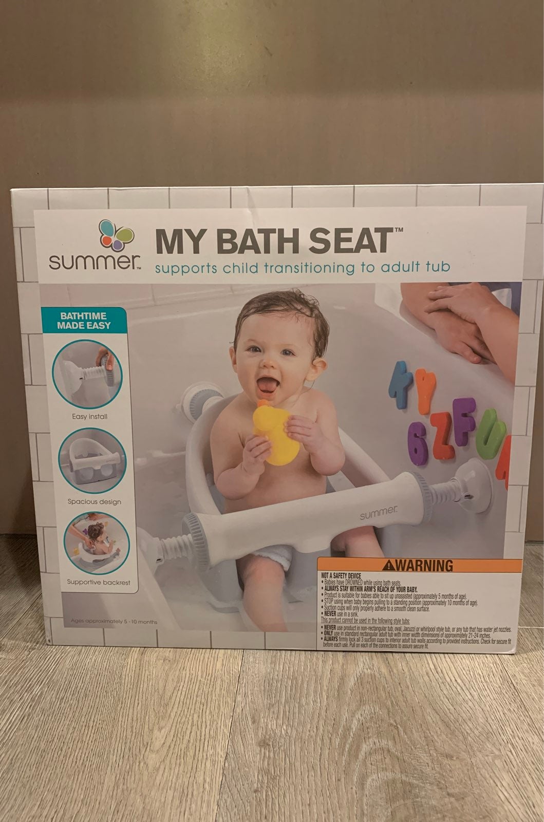 Summer: My Bath Seat