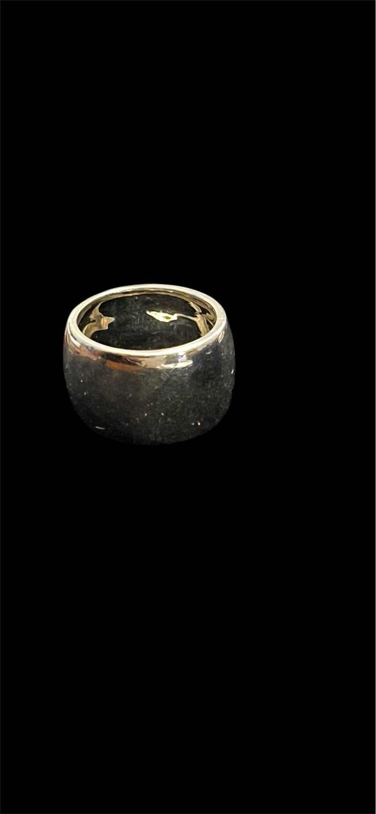 Sterling Silver Ladies Size 8.5 Silpada 13.7MM Thick Band Ring Solid
