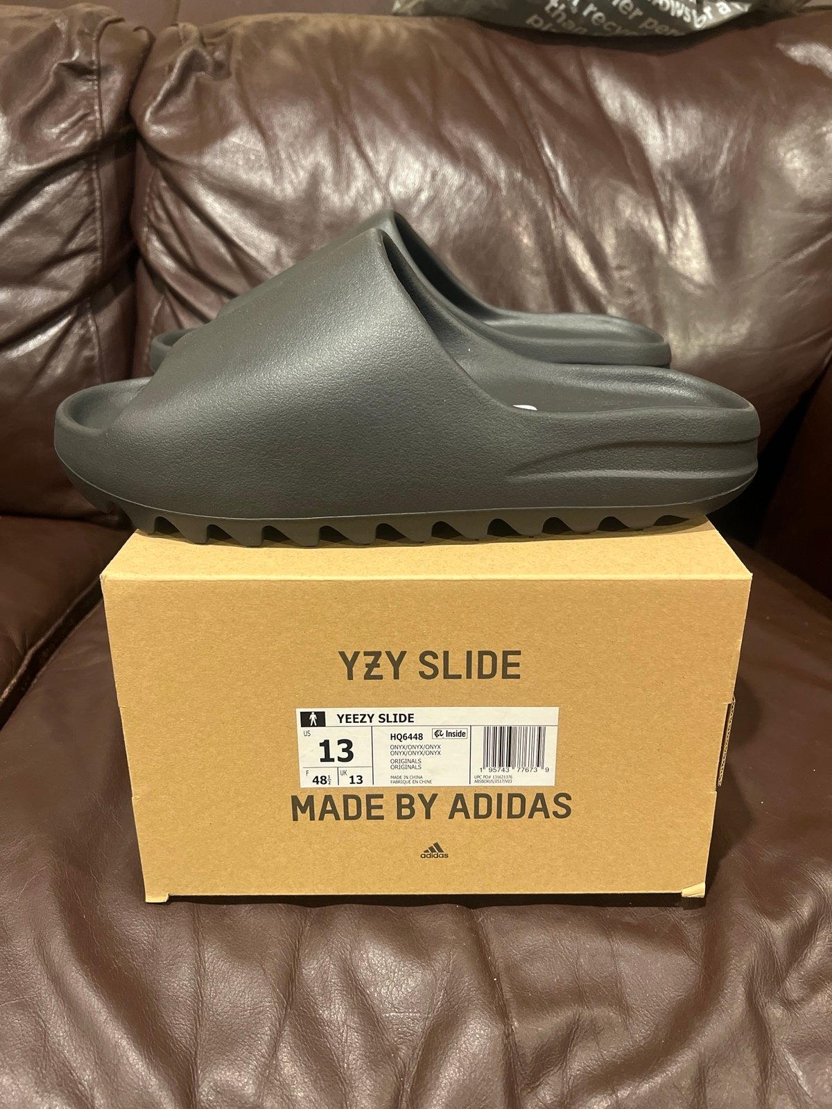 Adidas Yeezy Slide Onyx Size Men’s 13 (BRAND NEW FREE & FAST SHIPPING)