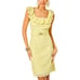 Lilly Pulitzer Ryann Sheath Sleeveless Cotton Dress Eyelet Yellow NO BELT size 2