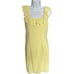 Lilly Pulitzer Ryann Sheath Sleeveless Cotton Dress Eyelet Yellow NO BELT size 2