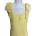 Lilly Pulitzer Ryann Sheath Sleeveless Cotton Dress Eyelet Yellow NO BELT size 2