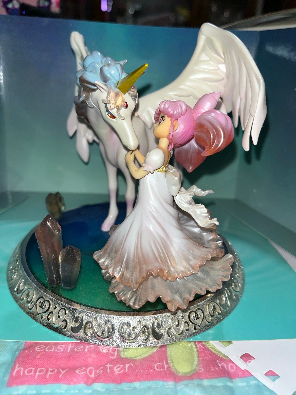 Chibi Usa & Helios Sailor Moon and Pegasus Figure In my Dreams Collection Japan