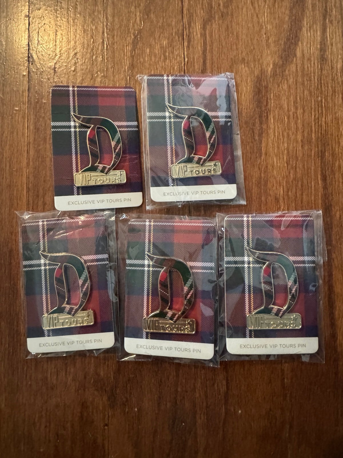 Set of 5 VIP Exclusive Disneyland Tour Pins