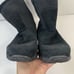 L.L. Bean Men's Size 14 Boots Primaloft Insulated Black Suede Fleece Side Zip