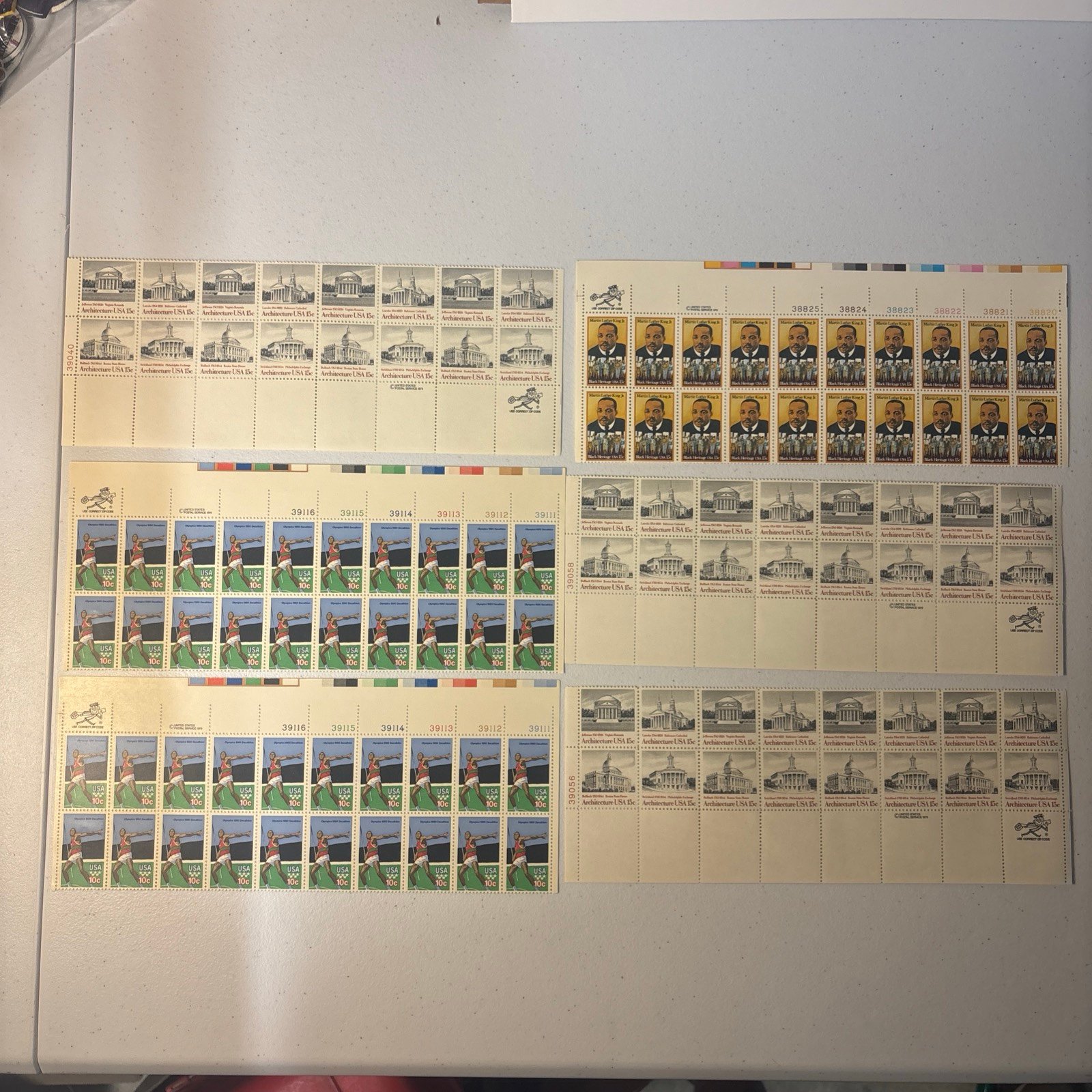 US Scott Plate Blocks Of 16 -52 Total Blocks MNH See Pics