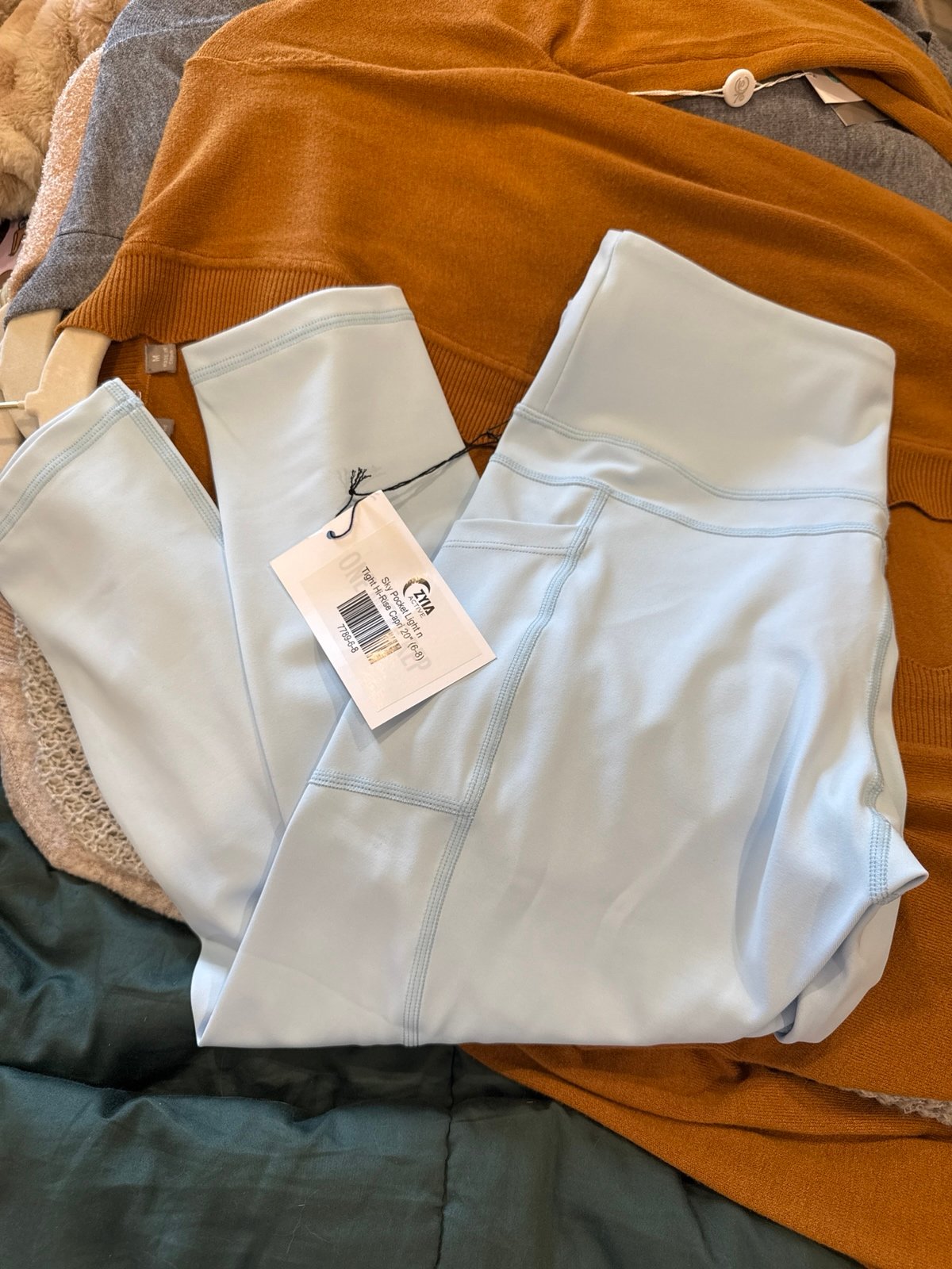Zyia Sky Blue LnT Capri 6-8