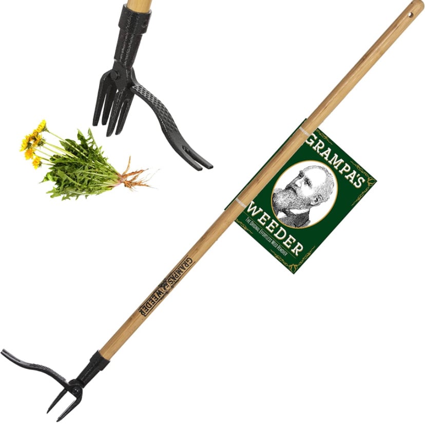 4 Claw Stand Up Weed Puller Tool with Long Handle