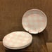 Pink White Checkered Melamine Dessert/Salad Plates Set of 4