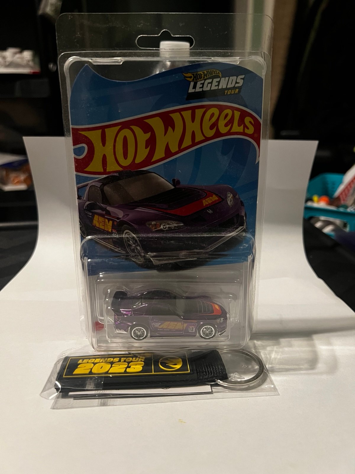 2023 Hot Wheels LEGENDS TOUR Honda S2000 Limited Edition NEW!  WITH KEYCHAIN!