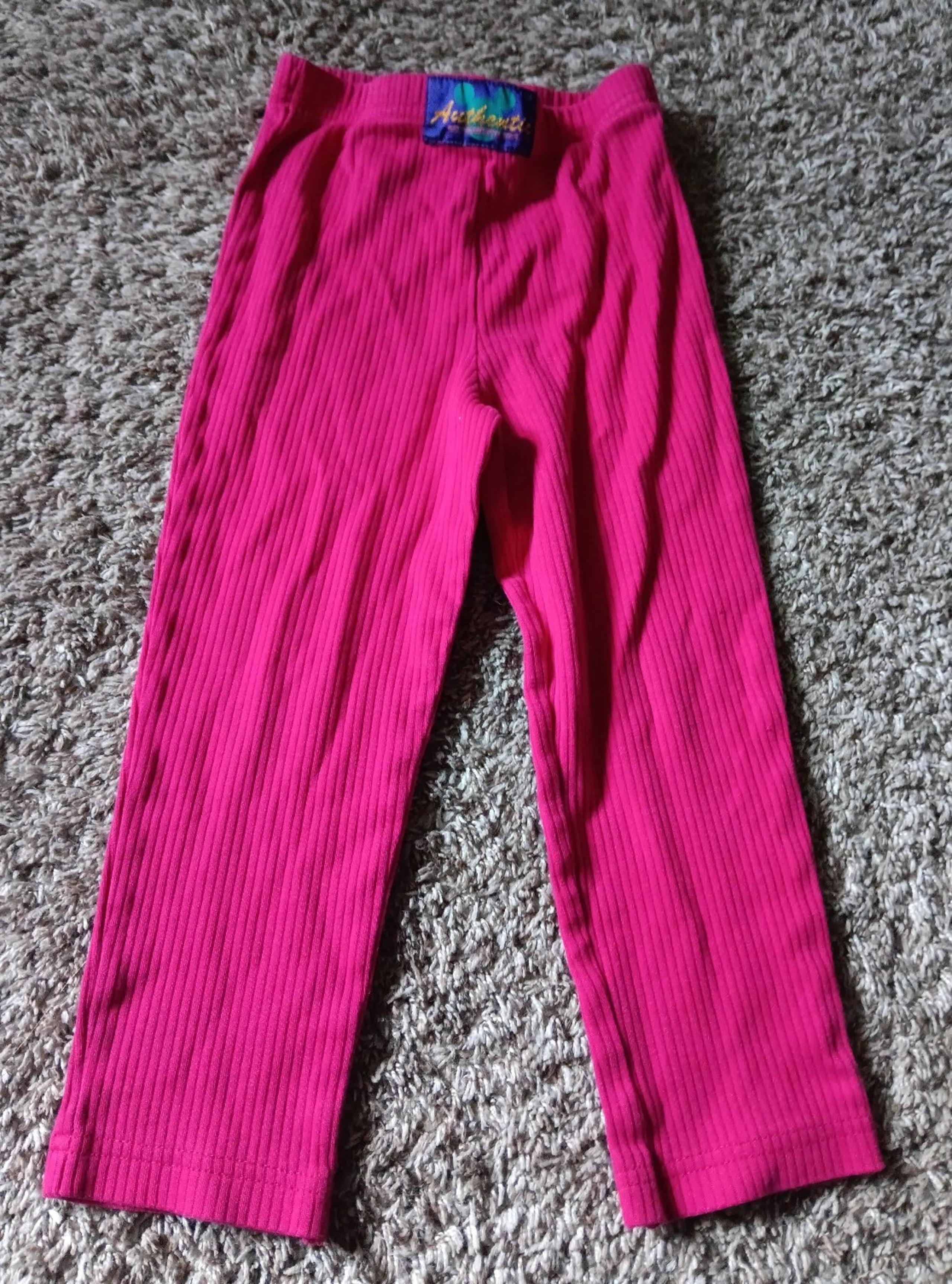 Vintage 90s disney mickey and co size 4T girls pink leggings