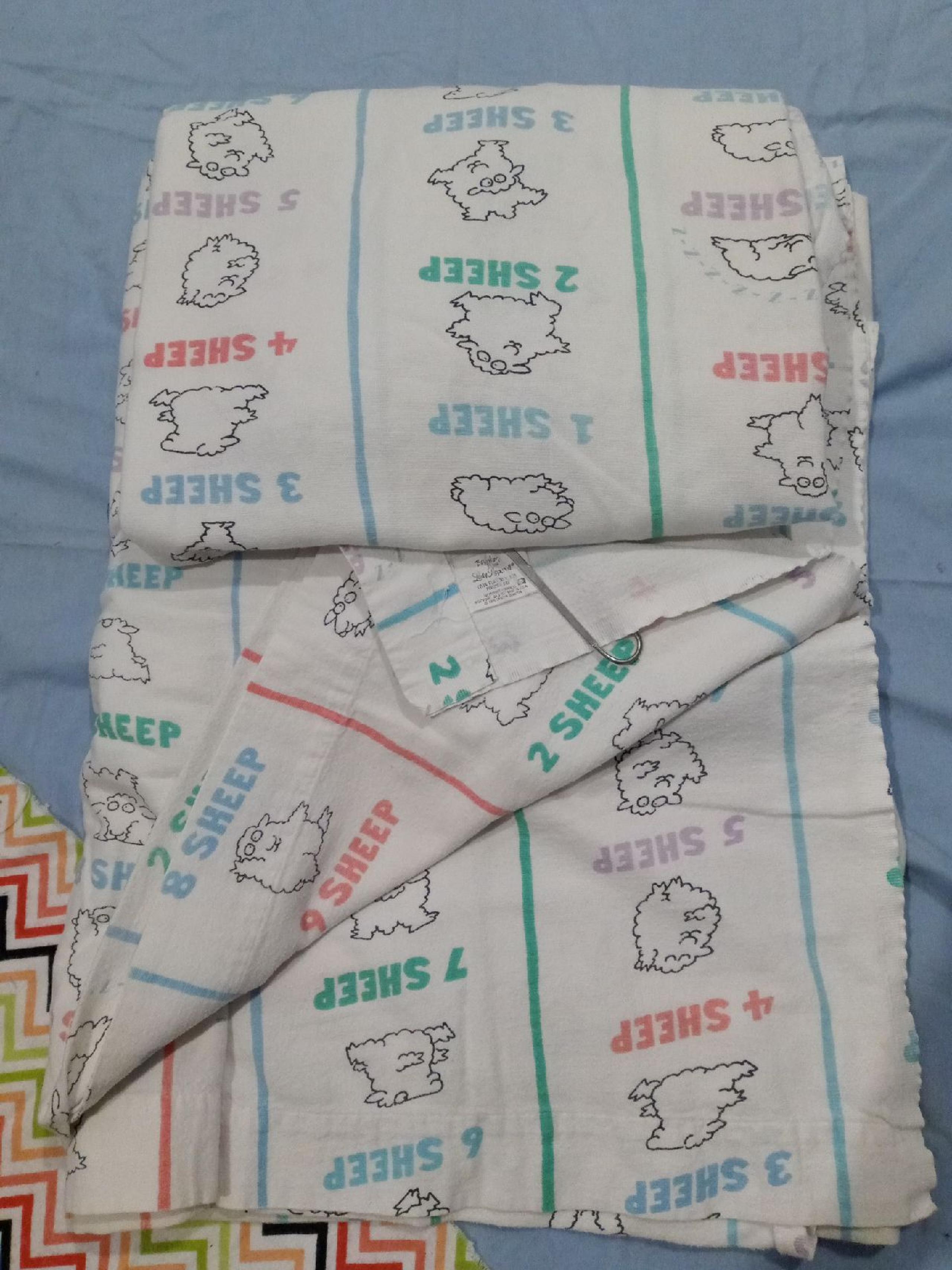 Vintage 1986 Sheep Sleep Sheets