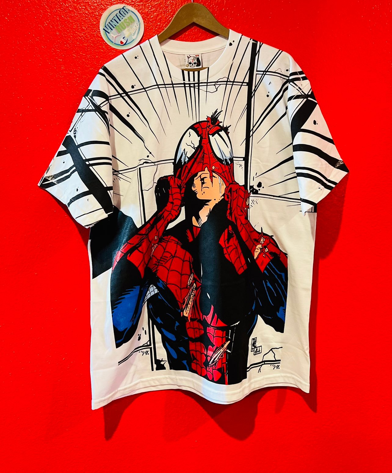 Marvel Mega Print Shirt All Over Spider-Man offers Venmo Carnage Peyote X-men