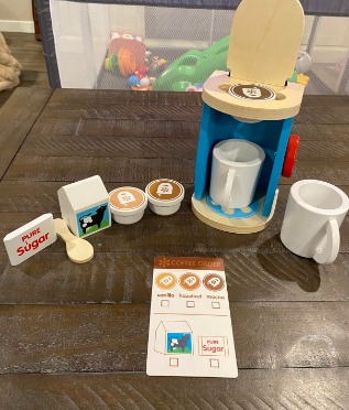 New 11-Piece Coffee Set, Multi - Pretend Play Kitchen Accessories Kid