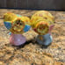 Vintage PY Japan Kitty Cat Bonnets salt and pepper shakers