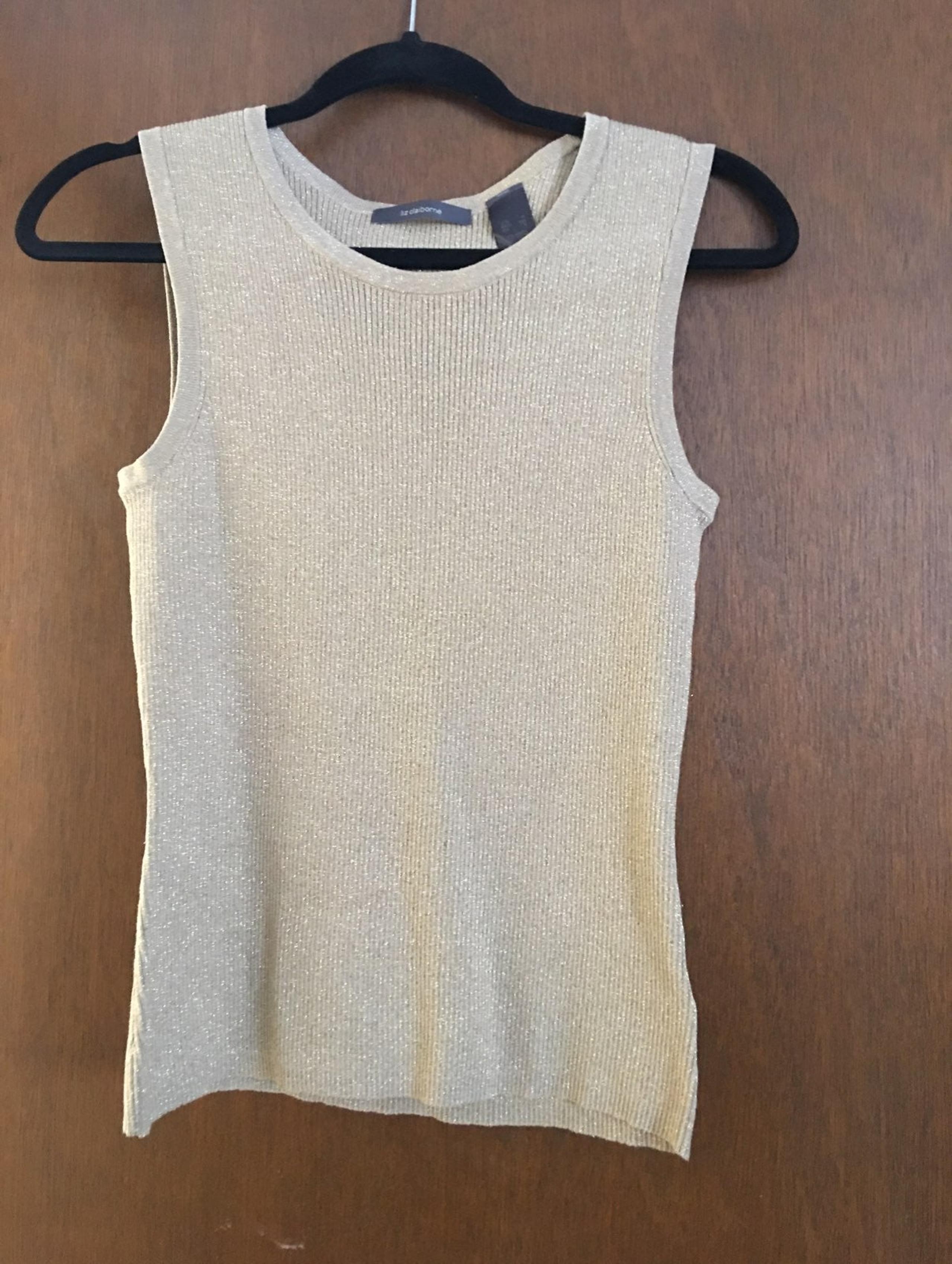 Liz Claiborne Gold Tank Top