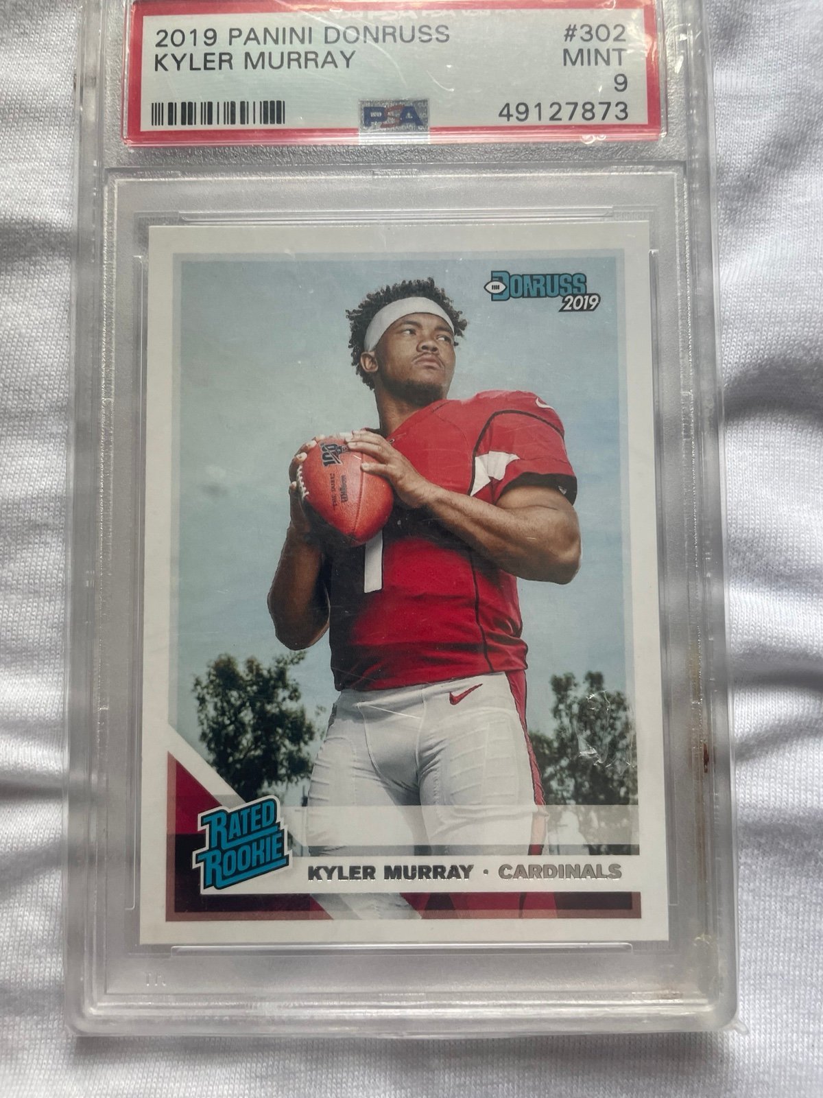 2019 Donruss rated rookie Kyler Murray Psa 9