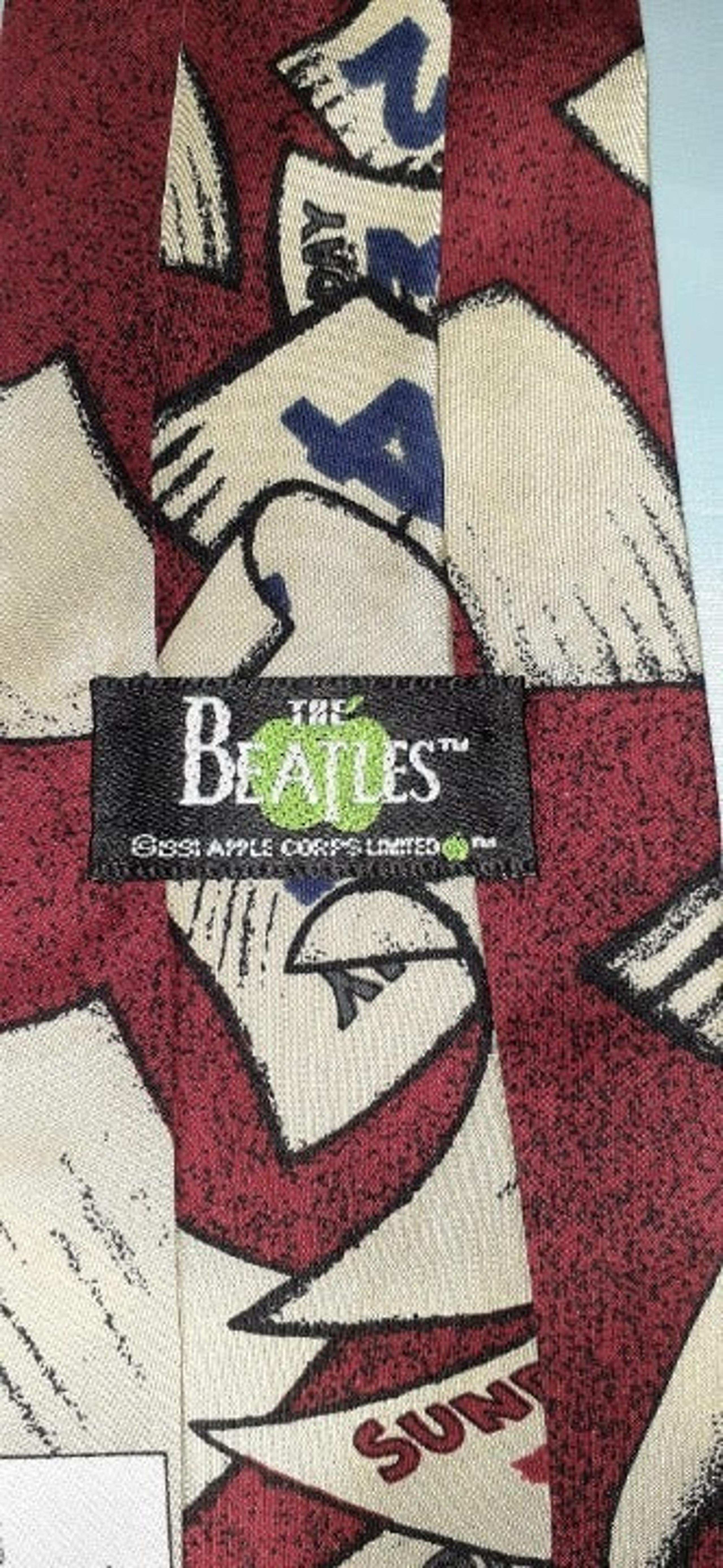 The Beatles Collection "Eight Days A Week" Silk Tie Apple Corps Limited USA