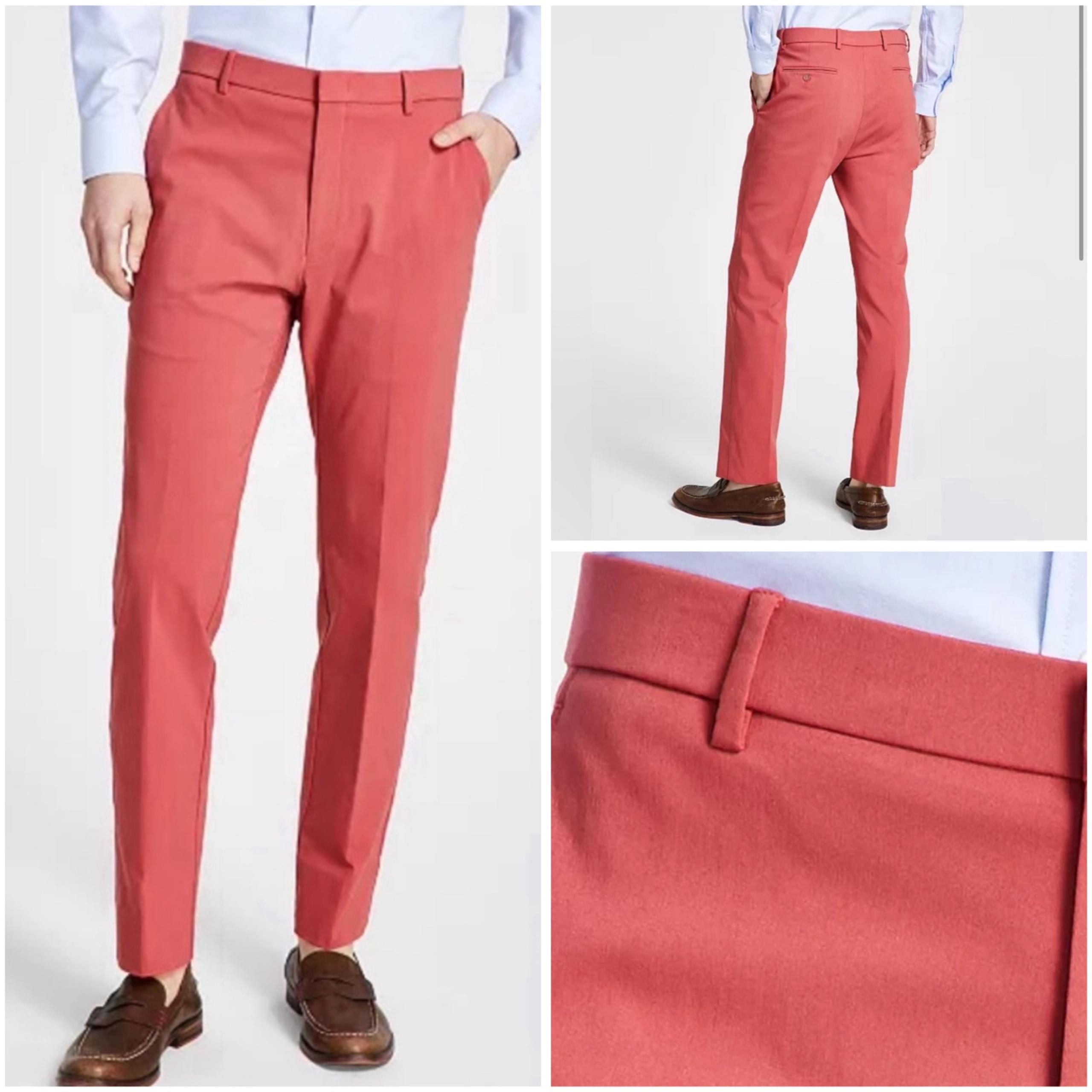 Tommy Hilfiger Men Nantucket Red Classic Fit Casual Pants SZ 32/30 Brand New NWT