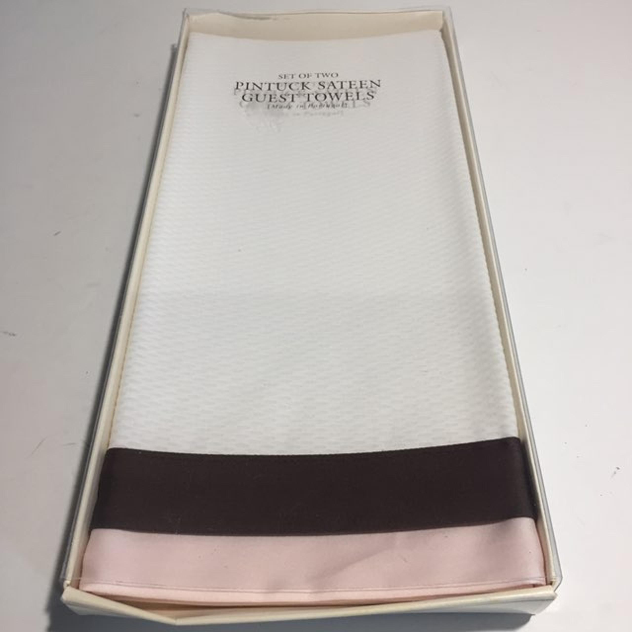 pintuck hand towels - Restoration Hardware