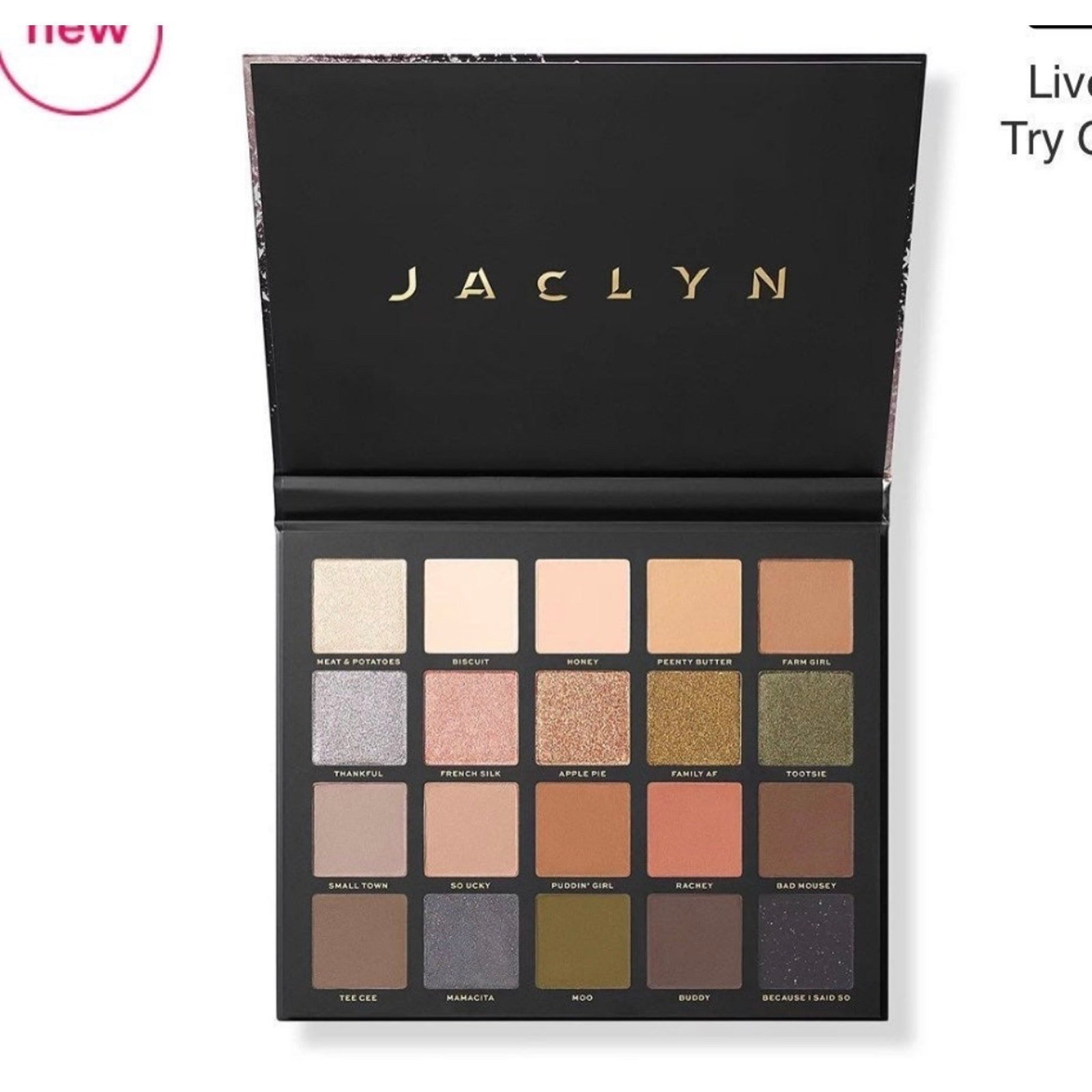 NIB Jaclyn Cosmetics Luxe Legacy Eyeshadow Palette Jaclyn Cosmetic's Luxe Lega