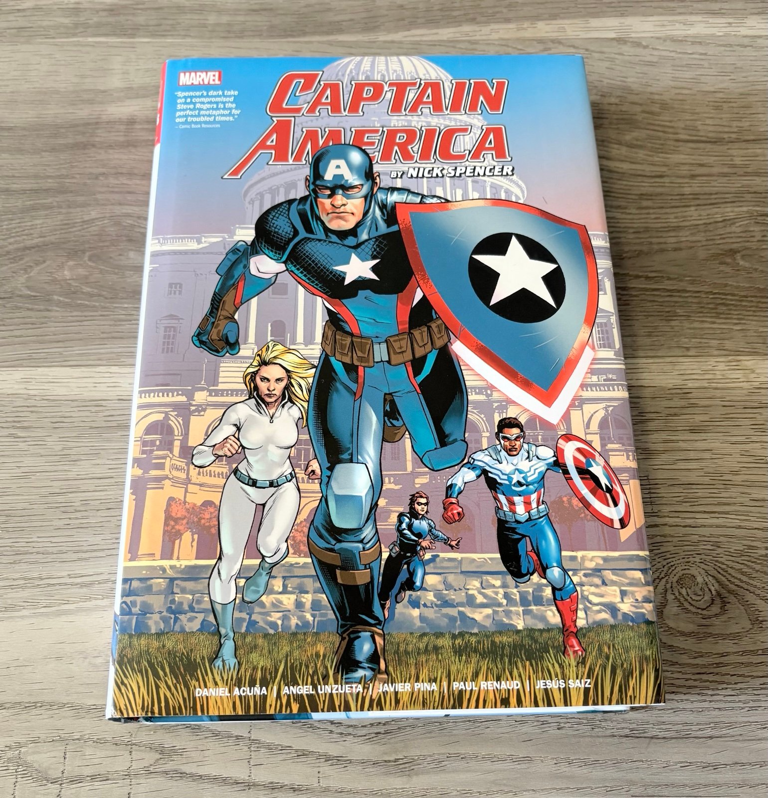 Captain America by Nick Spencer Omnibus Vol 1 (Marvel Comics) Sam Wilson