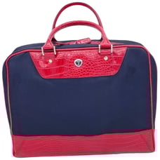 ICON Black w/Red Faux Crocodile Leather Fashionable Stylish Bag Laptop Case