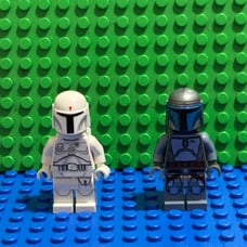 Lego Star Wars Jango and White Boba