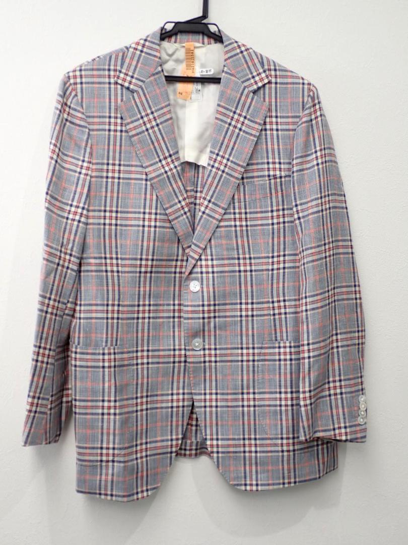 DRAPERS Drappers Check Pattern Men's Jacket Size L