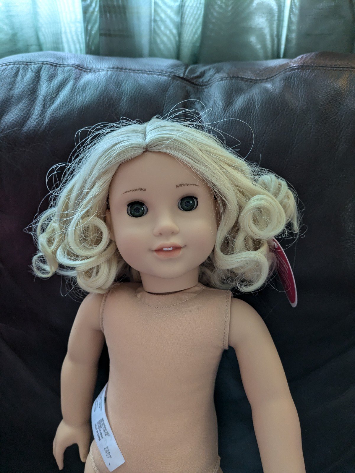 DollofaKind Butter Short Curly American Girl Doll Wig