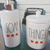 Rae Dunn pumpkin Bathroom Set