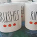 Rae Dunn pumpkin Bathroom Set