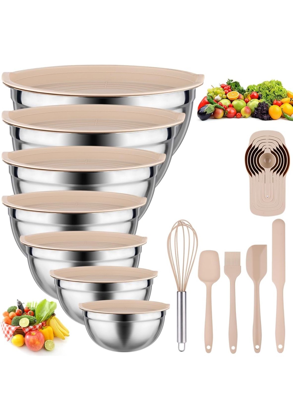 Mixing bowl set new