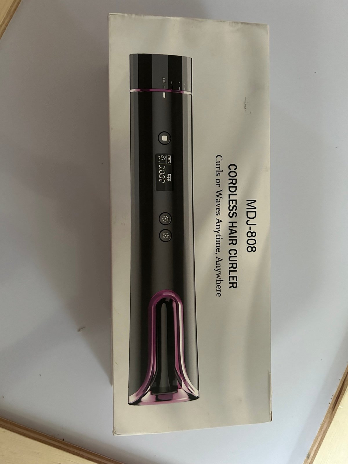 Curling Wireless Lasting Long Iron Automatic LCD Rechargeable