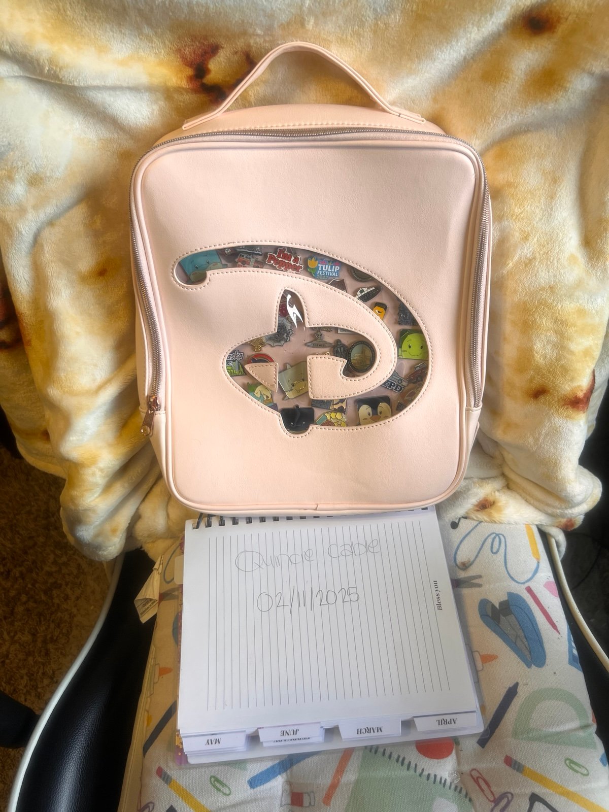Disney pin backpack