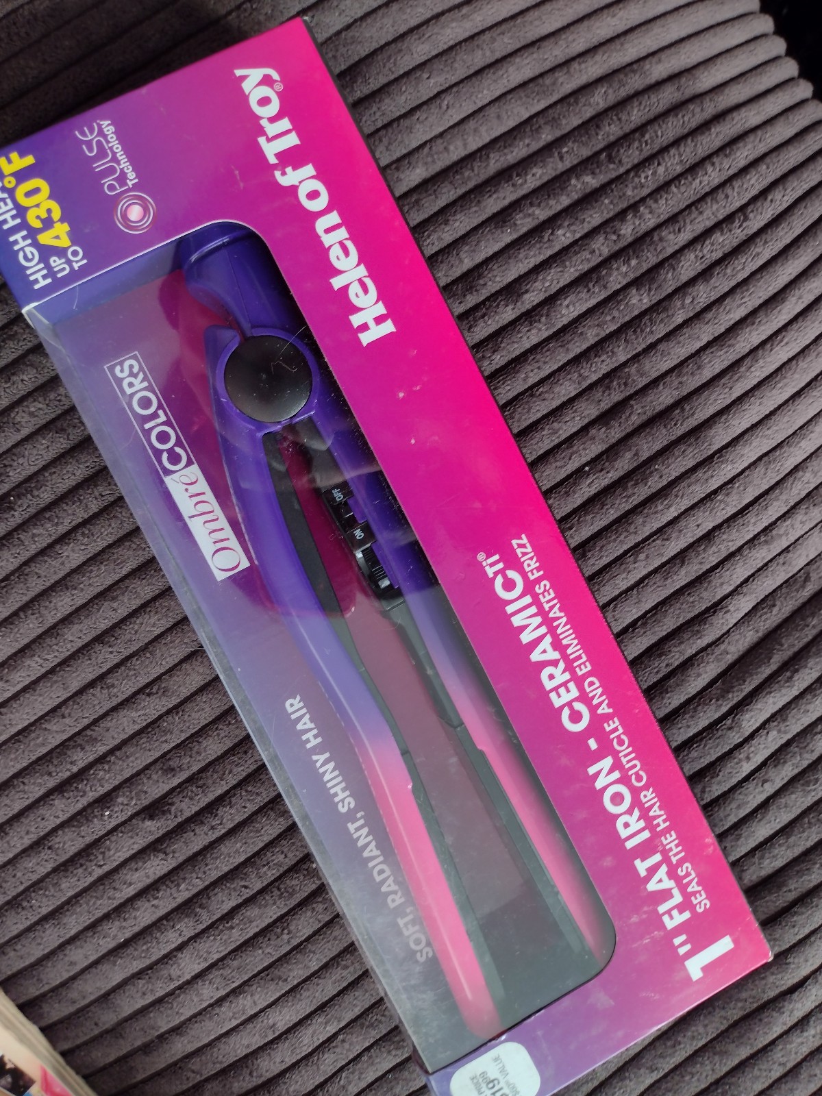 Nib Helen of Troy 1 inch ombre flat iron straightener